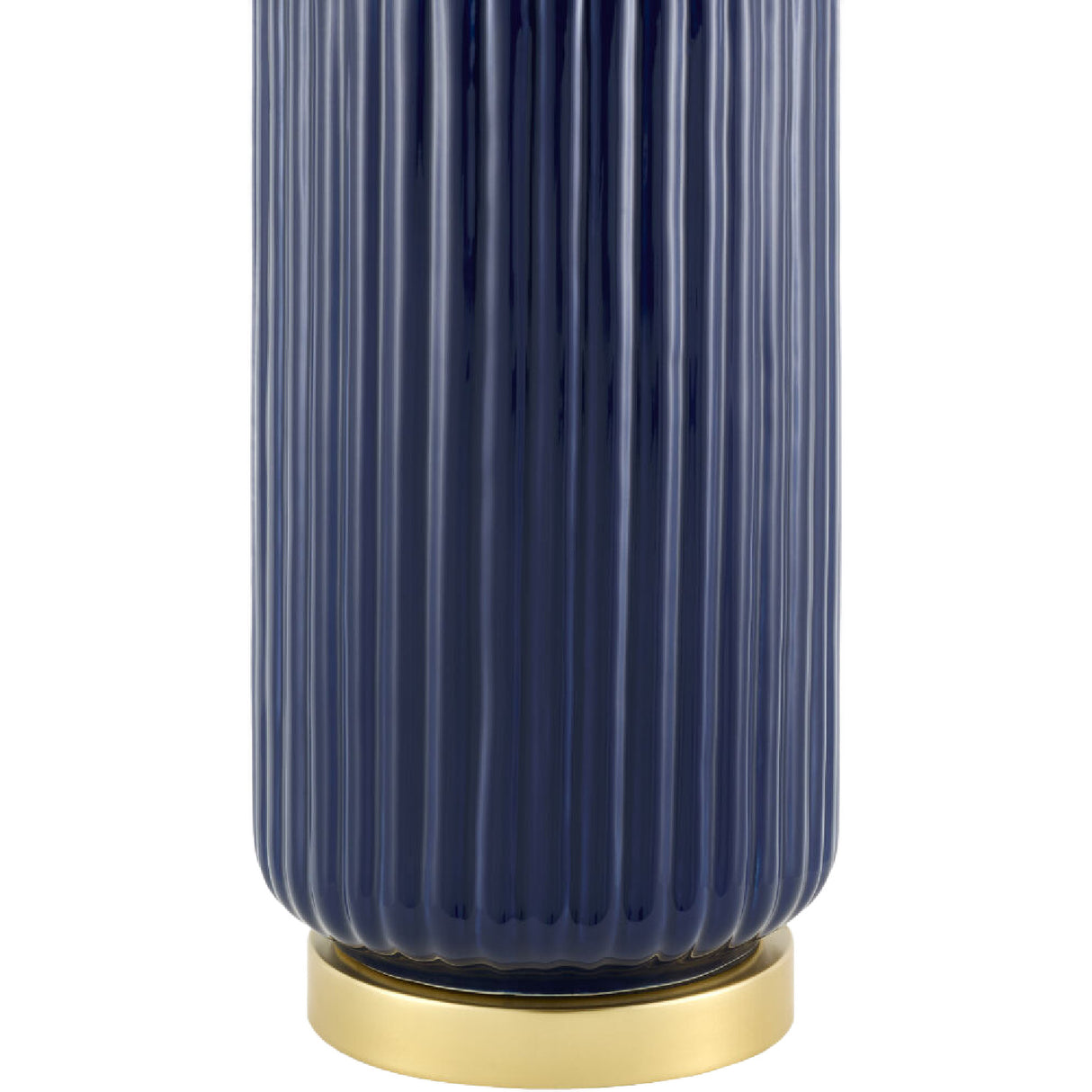   Modern European furniture - Fluted Glazed Ceramic Table Lamp - www.oroa.com | Oroa.com