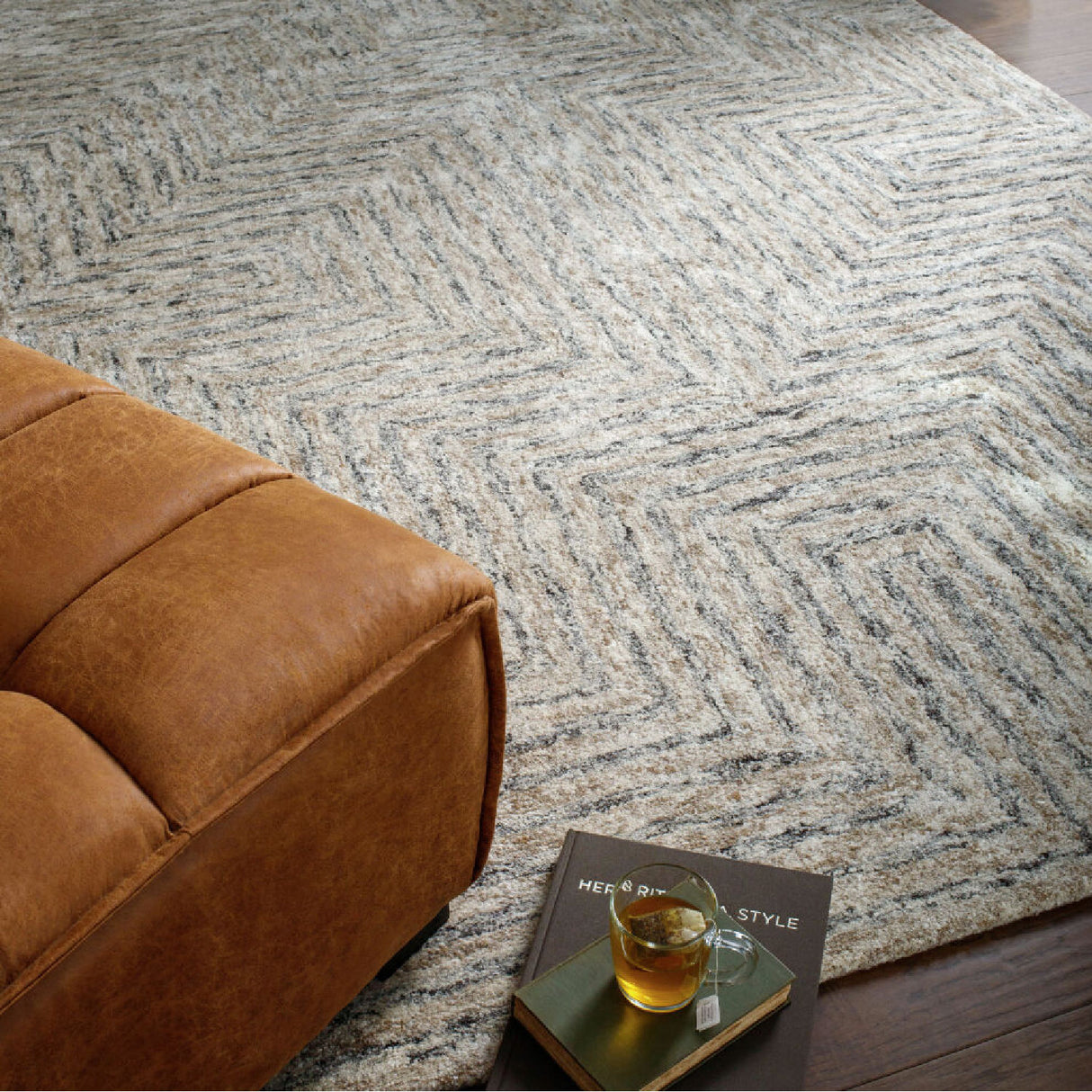   Modern furniture - Textured Wool Blend Square Carpet - www.oroa.com | Oroa.com