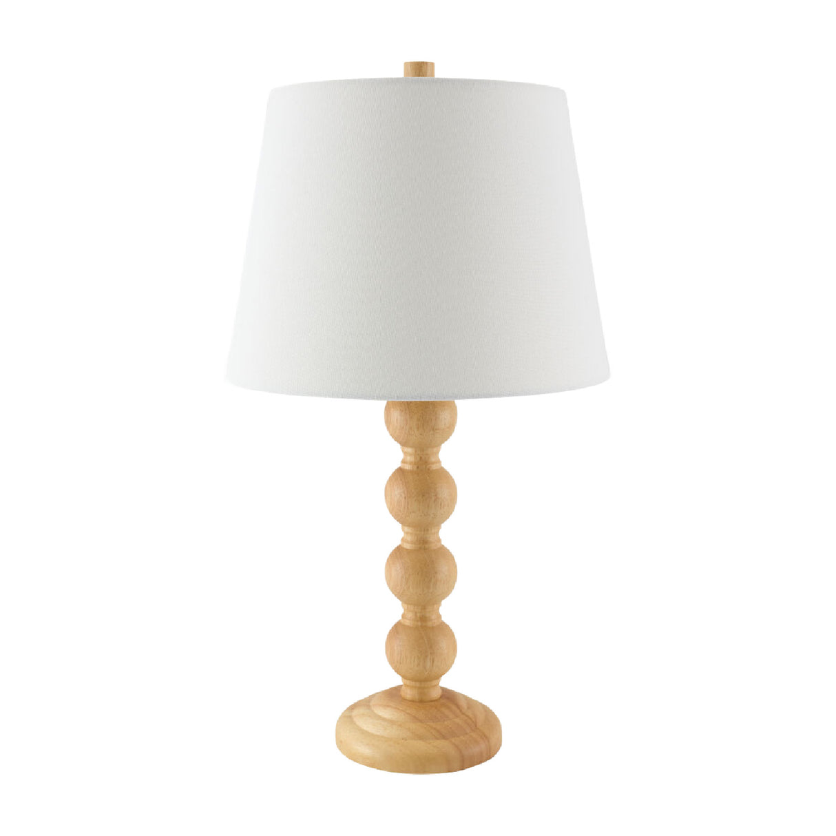   Modern European furniture - Rubberwood Beige Linen Table Lamp - www.oroa.com | Oroa.com