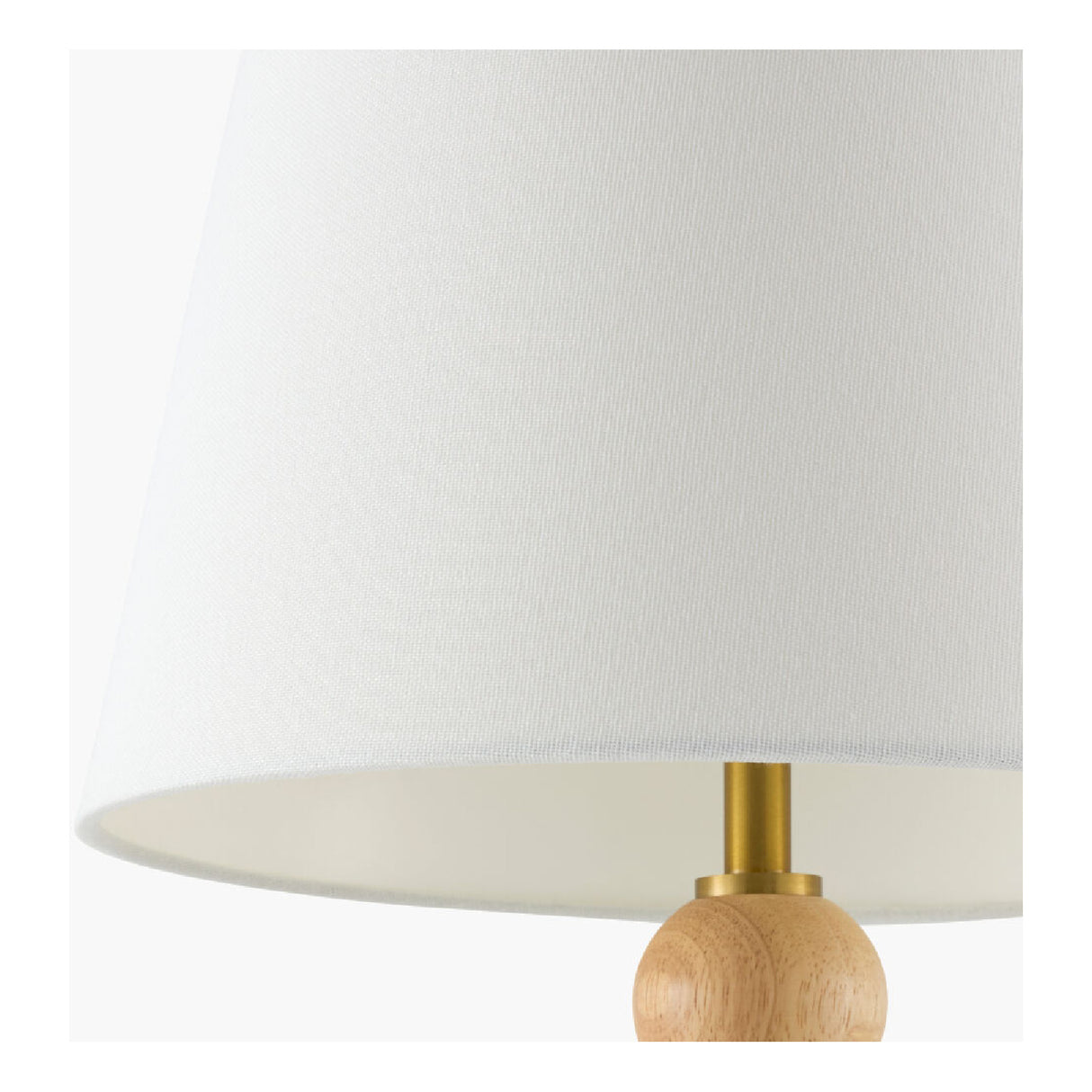  Modern European furniture - Rubberwood Beige Linen Table Lamp - www.oroa.com | Oroa.com