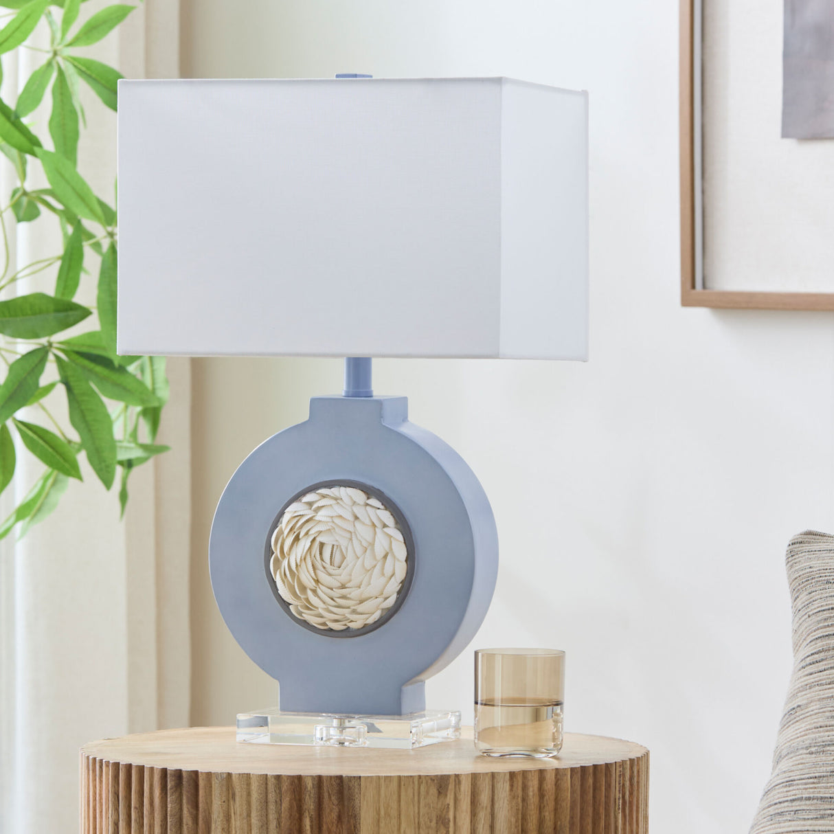   Modern European furniture - Shell Embellished Accent Table Lamp - www.oroa.com | Oroa.com