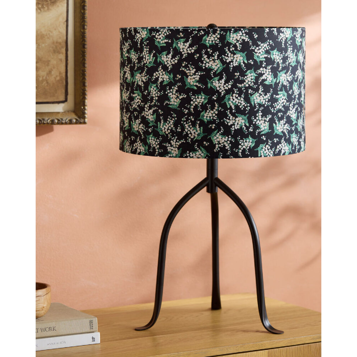   Modern European furniture - Floral Print Linen Table Lamp S - www.oroa.com | Oroa.com