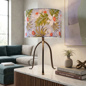   Modern European furniture - Floral Print Linen Table Lamp S - www.oroa.com | Oroa.com
