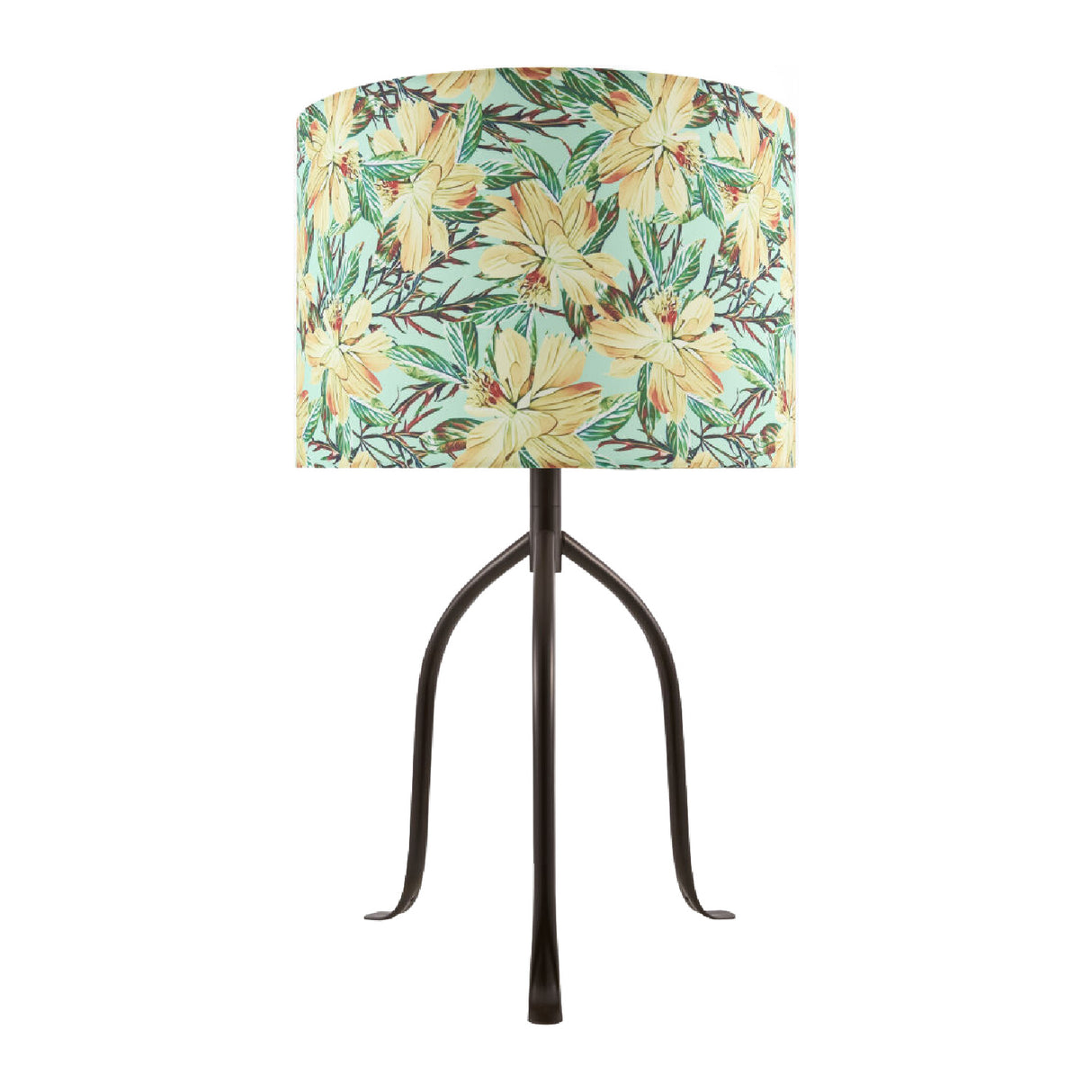   Modern European furniture - Floral Print Linen Table Lamp S - www.oroa.com | Oroa.com