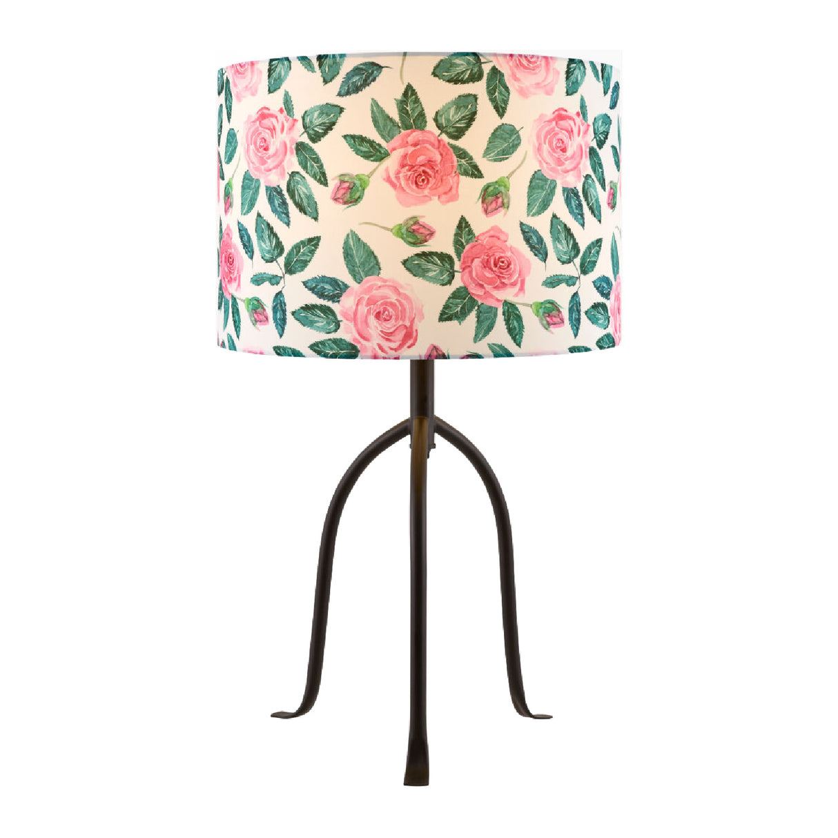   Modern European furniture - Floral Print Linen Table Lamp S - www.oroa.com | Oroa.com