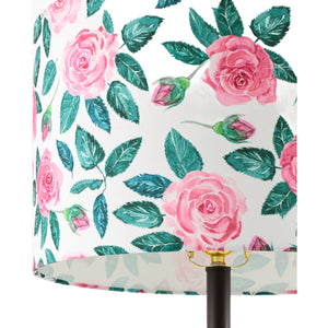   Modern European furniture - Floral Print Linen Table Lamp S - www.oroa.com | Oroa.com