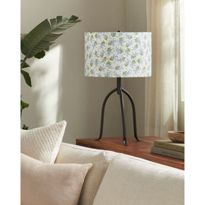   Modern European furniture - Floral Print Linen Table Lamp S - www.oroa.com | Oroa.com