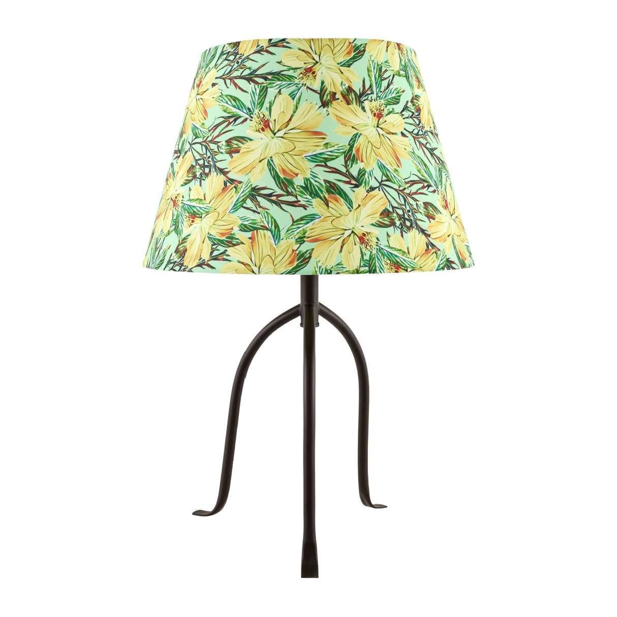   Modern European furniture - Floral Print Linen Table Lamp L - www.oroa.com | Oroa.com