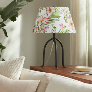   Modern European furniture - Floral Print Linen Table Lamp L - www.oroa.com | Oroa.com