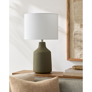   Modern European furniture - Painted Cement Accent Table Lamp - www.oroa.com | Oroa.com