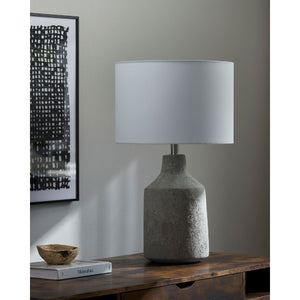   Modern European furniture - Painted Cement Accent Table Lamp - www.oroa.com | Oroa.com