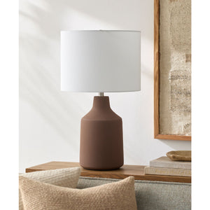   Modern European furniture - Painted Cement Accent Table Lamp - www.oroa.com | Oroa.com