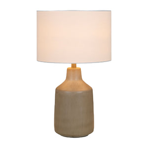   Modern European furniture - Concrete Base Linen Table Lamp - www.oroa.com | Oroa.com