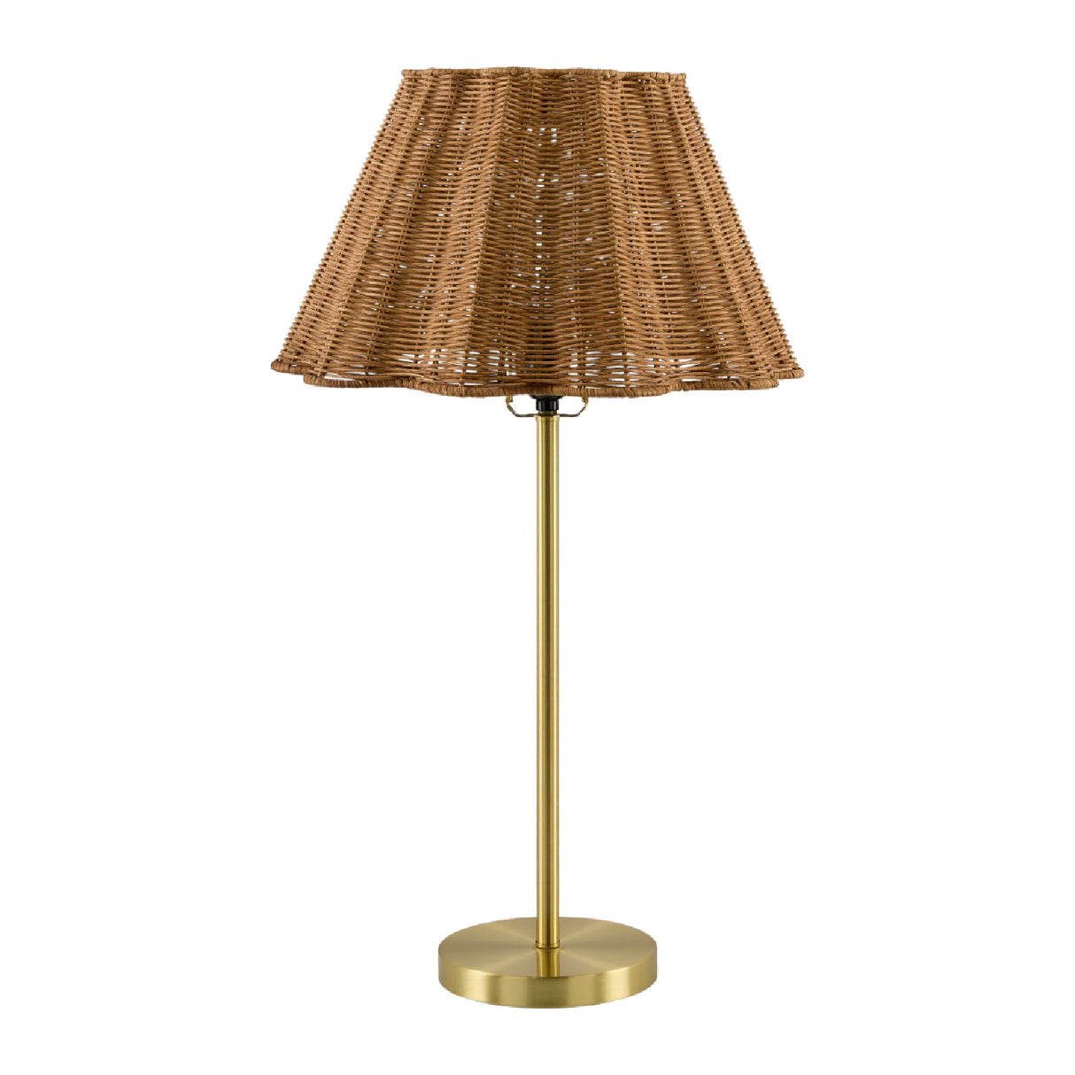   Modern European furniture - Wavy Rattan Accent Table Lamp - www.oroa.com | Oroa.com