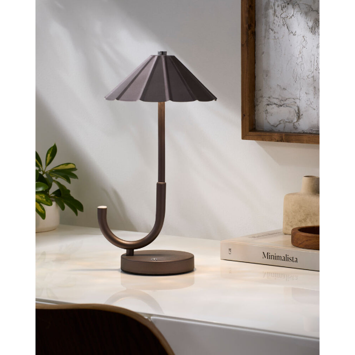   Modern European furniture - Brown Umbrella-Inspired Table Lamp - www.oroa.com | Oroa.com