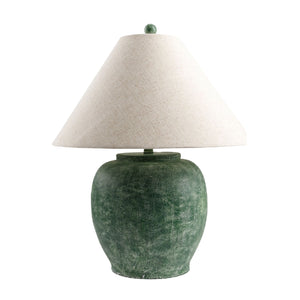   Modern European furniture - Painted Cement Linen Table Lamp - www.oroa.com | Oroa.com