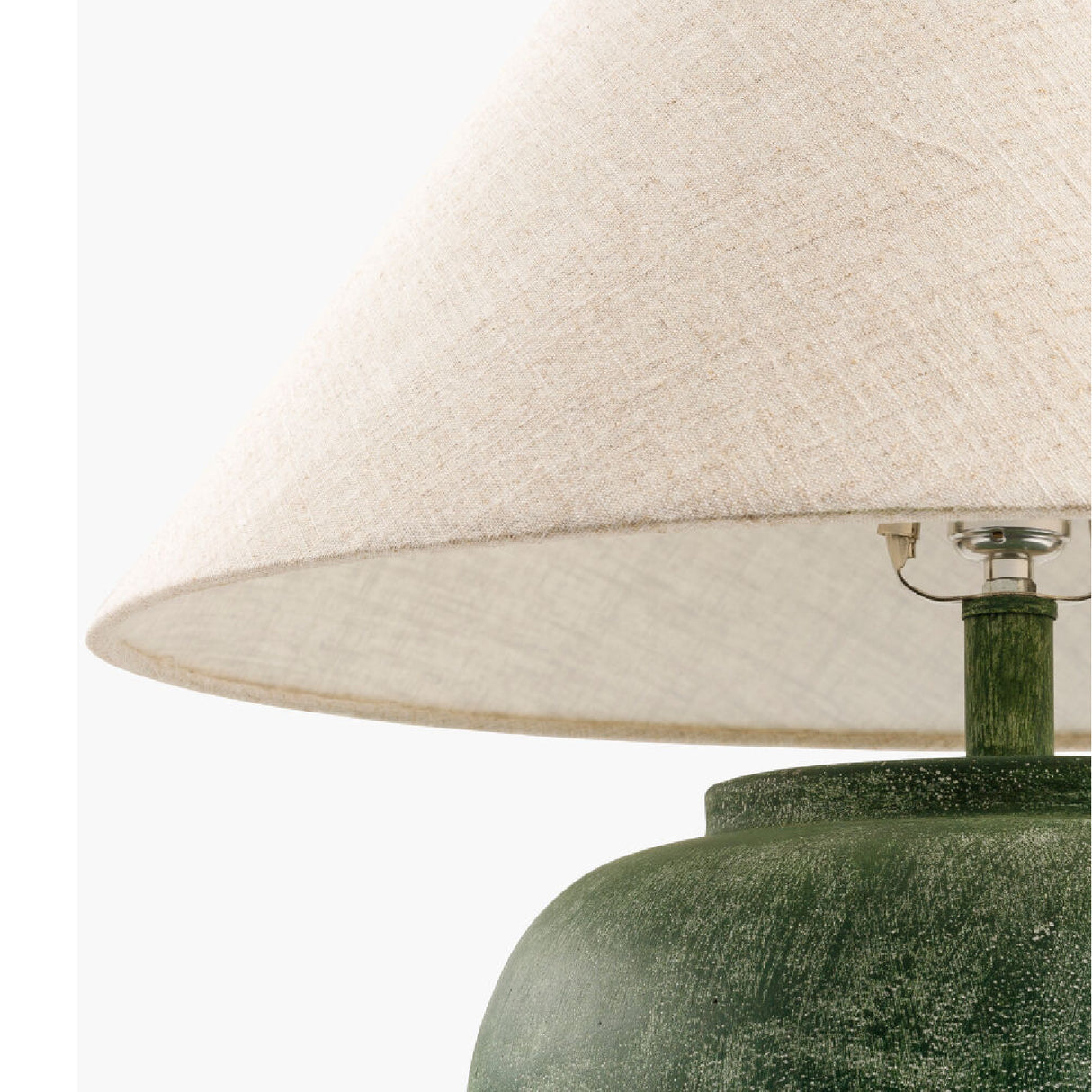   Modern European furniture - Painted Cement Linen Table Lamp - www.oroa.com | Oroa.com