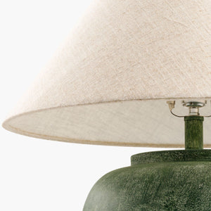   Modern European furniture - Painted Cement Linen Table Lamp - www.oroa.com | Oroa.com