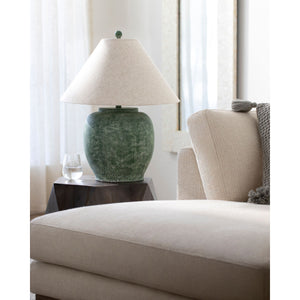   Modern European furniture - Painted Cement Linen Table Lamp - www.oroa.com | Oroa.com