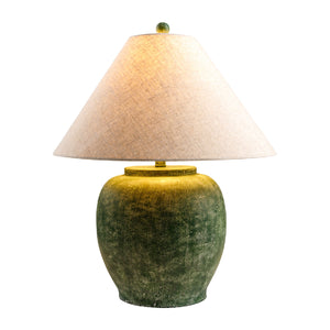   Modern European furniture - Painted Cement Linen Table Lamp - www.oroa.com | Oroa.com