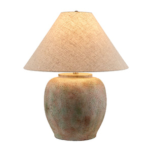   Modern European furniture - Painted Cement Linen Table Lamp - www.oroa.com | Oroa.com