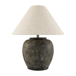   Modern European furniture - Painted Cement Linen Table Lamp - www.oroa.com | Oroa.com