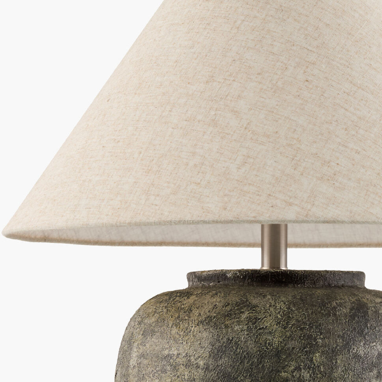   Modern European furniture - Painted Cement Linen Table Lamp - www.oroa.com | Oroa.com