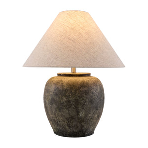   Modern European furniture - Painted Cement Linen Table Lamp - www.oroa.com | Oroa.com