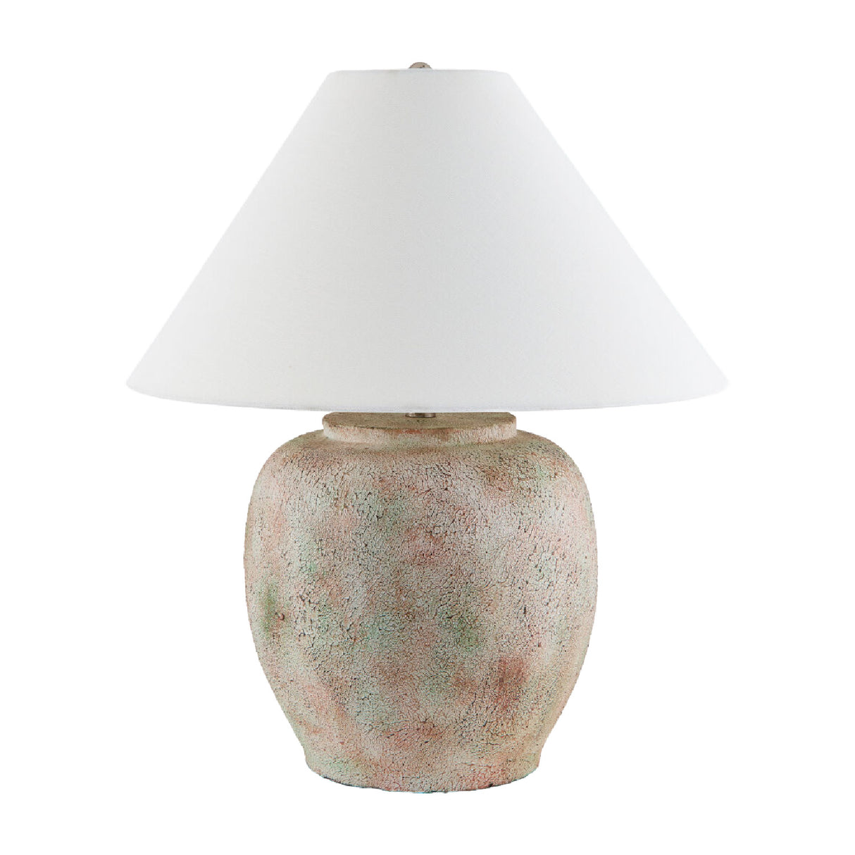   Modern European furniture - Painted Cement Linen Table Lamp - www.oroa.com | Oroa.com