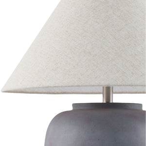   Modern European furniture - Painted Cement Linen Table Lamp - www.oroa.com | Oroa.com