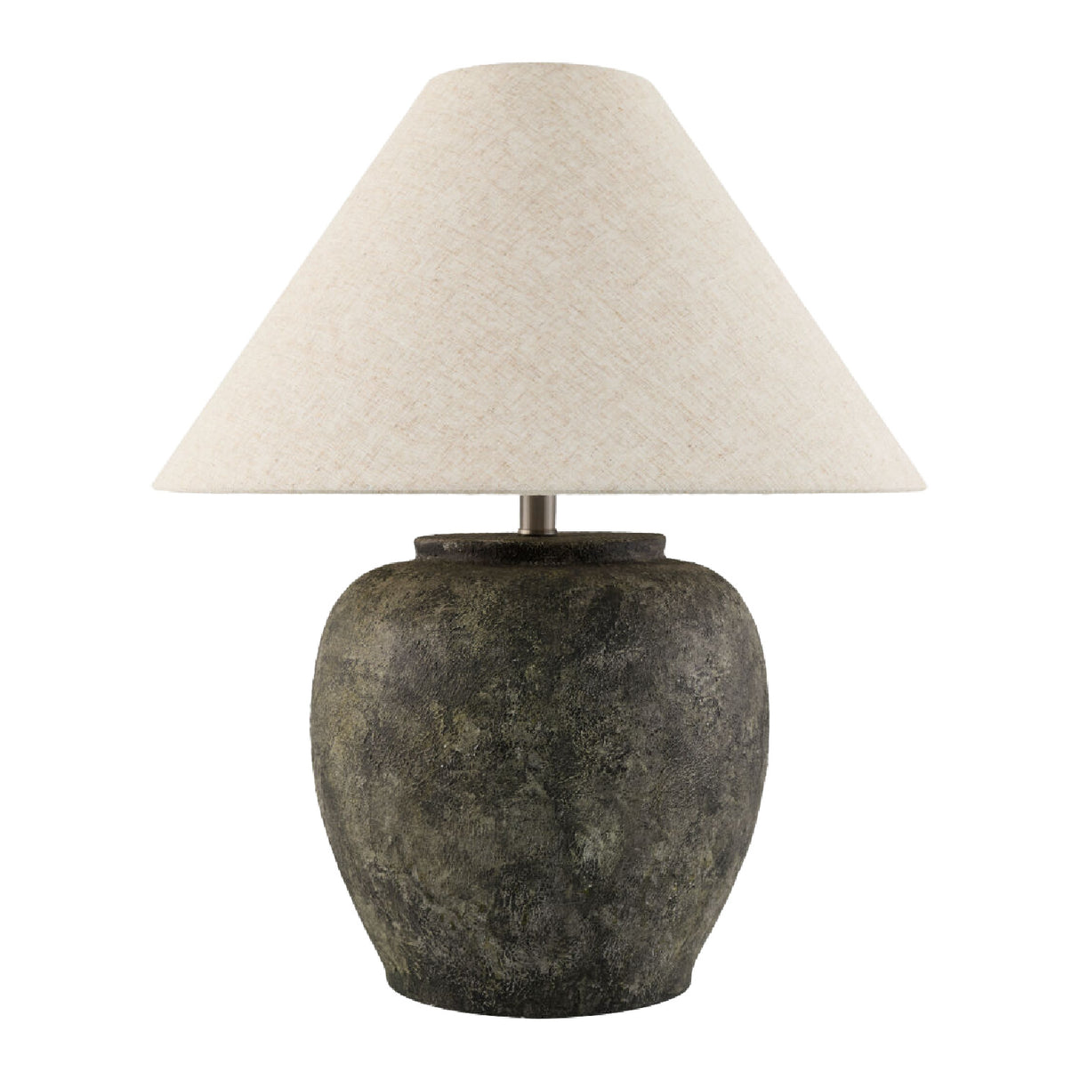   Modern European furniture - Painted Cement Linen Table Lamp - www.oroa.com | Oroa.com