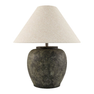   Modern European furniture - Painted Cement Linen Table Lamp - www.oroa.com | Oroa.com