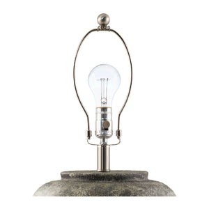   Modern European furniture - Painted Cement Linen Table Lamp - www.oroa.com | Oroa.com