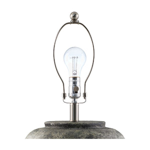   Modern European furniture - Painted Cement Linen Table Lamp - www.oroa.com | Oroa.com