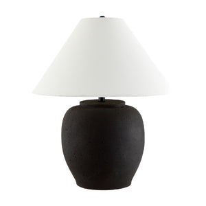  Modern European furniture - Painted Cement Linen Table Lamp - www.oroa.com | Oroa.com