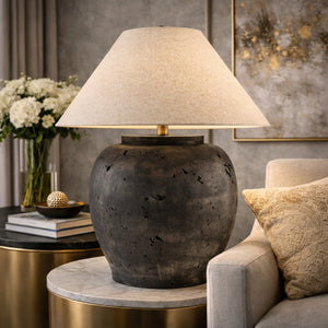   Modern European furniture - Cement Base Accent Floor Lamp - www.oroa.com | Oroa.com