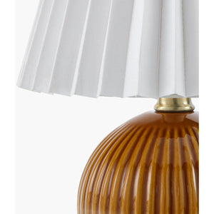   Modern European furniture - Pleated Linen Ceramic Table Lamp - www.oroa.com | Oroa.com