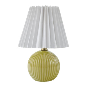   Modern European furniture - Pleated Linen Ceramic Table Lamp - www.oroa.com | Oroa.com