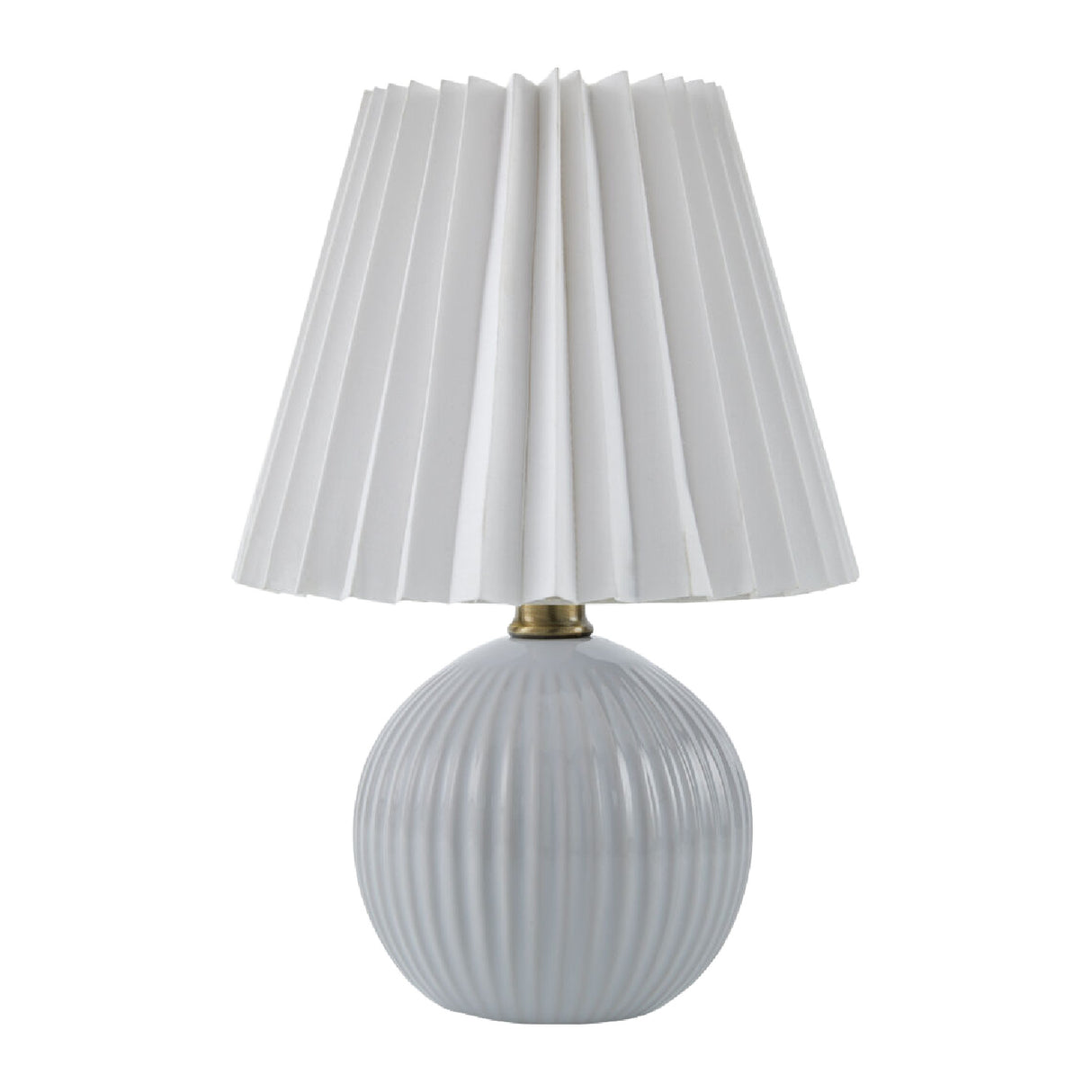   Modern European furniture - Pleated Linen Ceramic Table Lamp - www.oroa.com | Oroa.com