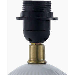   Modern European furniture - Pleated Linen Ceramic Table Lamp - www.oroa.com | Oroa.com