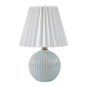   Modern European furniture - Pleated Linen Ceramic Table Lamp - www.oroa.com | Oroa.com