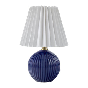   Modern European furniture - Pleated Linen Ceramic Table Lamp - www.oroa.com | Oroa.com
