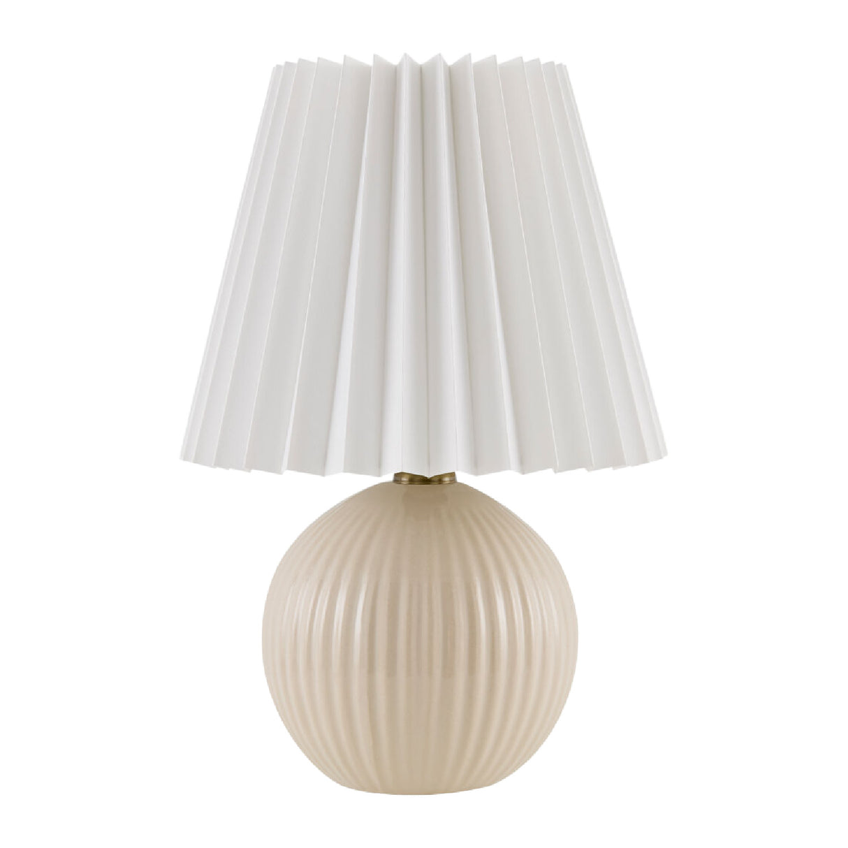   Modern European furniture - Pleated Linen Ceramic Table Lamp - www.oroa.com | Oroa.com