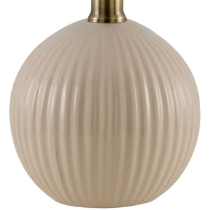   Modern European furniture - Pleated Linen Ceramic Table Lamp - www.oroa.com | Oroa.com