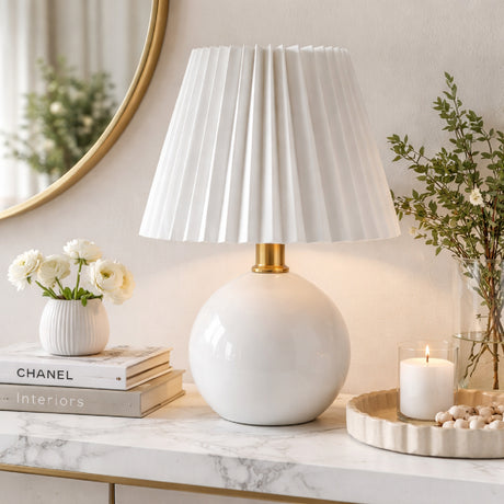   Modern European furniture - Ceramic Sphere Table Lamp - www.oroa.com | Oroa.com