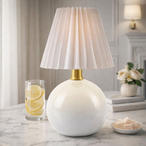  Modern European furniture - Ceramic Sphere Table Lamp - www.oroa.com | Oroa.com