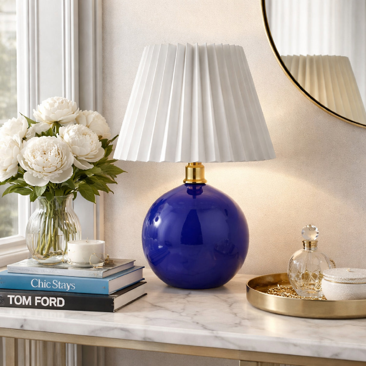   Modern European furniture - Ceramic Sphere Table Lamp - www.oroa.com | Oroa.com