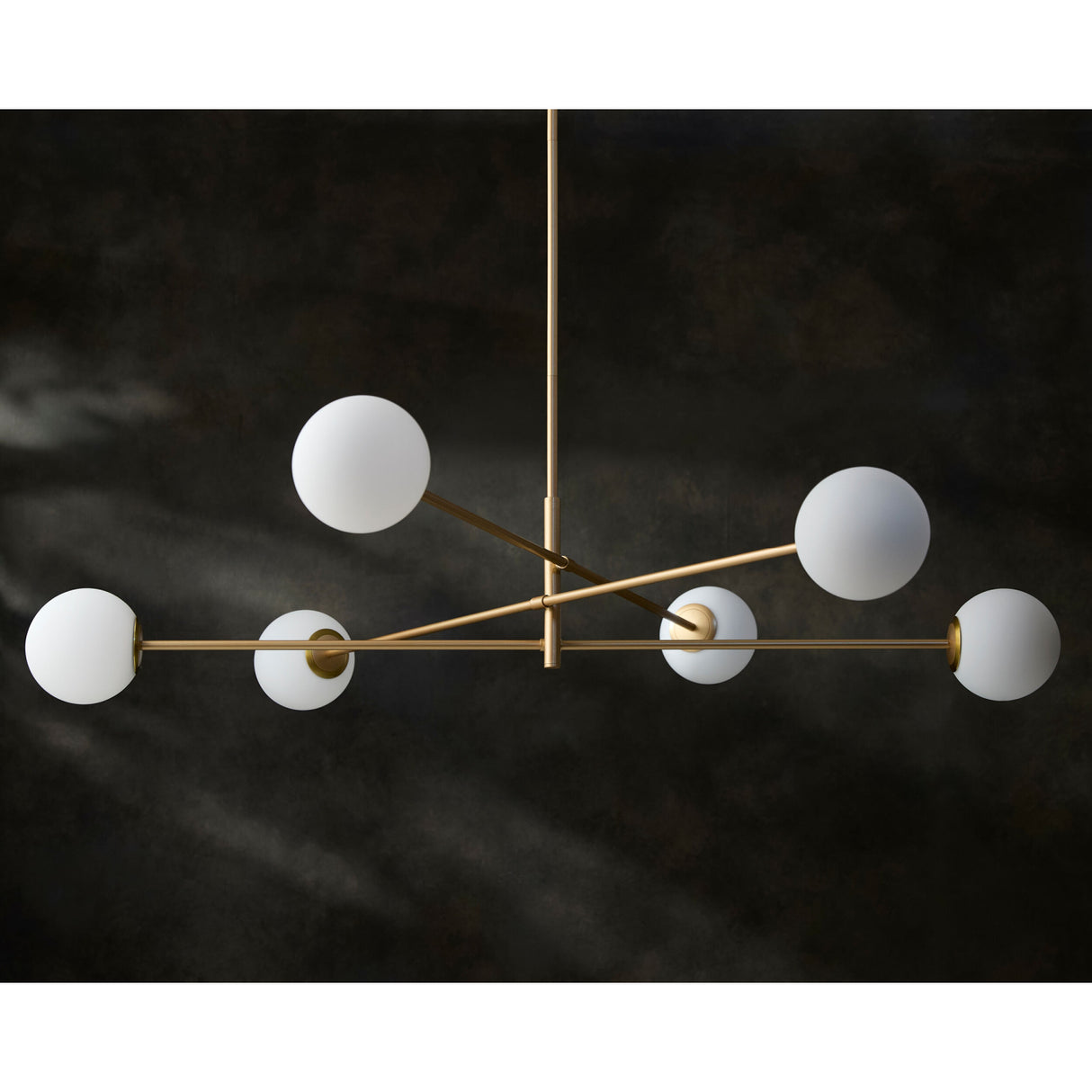   Modern European furniture - White Glass Sputnik Chandelier - www.oroa.com | Oroa.com