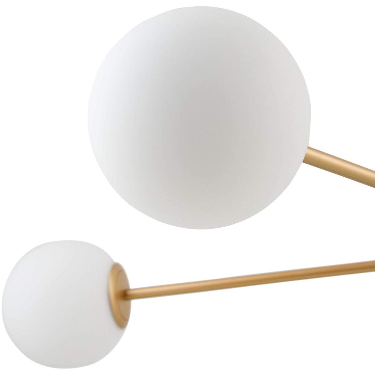   Modern European furniture - White Glass Sputnik Chandelier - www.oroa.com | Oroa.com