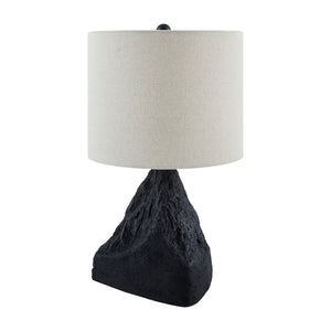   Modern European furniture - Black Organic Textured Table Lamp - www.oroa.com | Oroa.com
